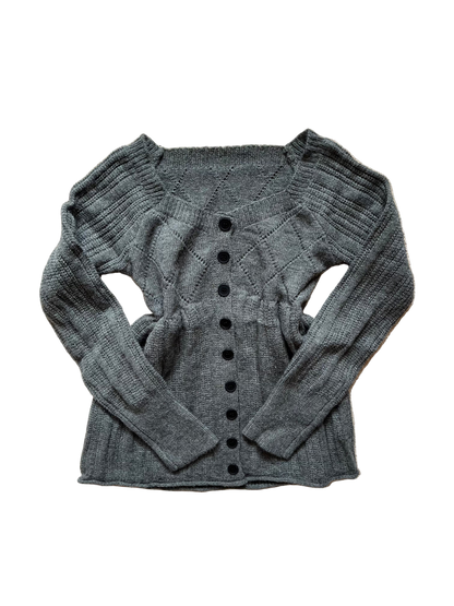 Esme's grey babydoll jumper