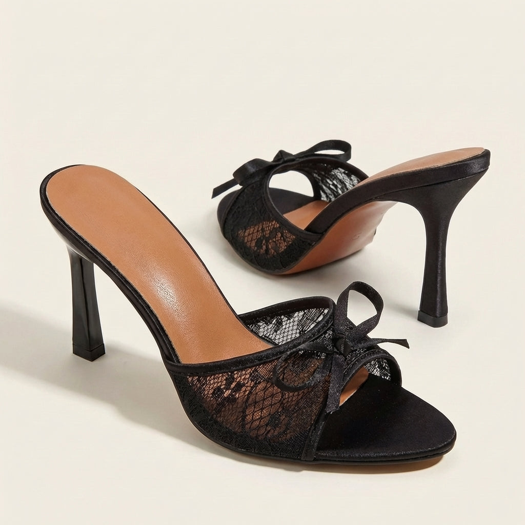 Coco's Kitten Heels - Black