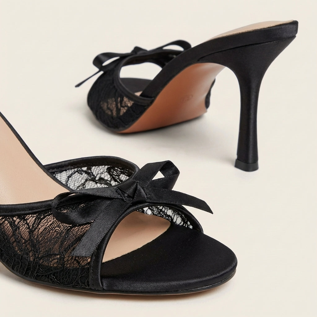 Coco's Kitten Heels - Black