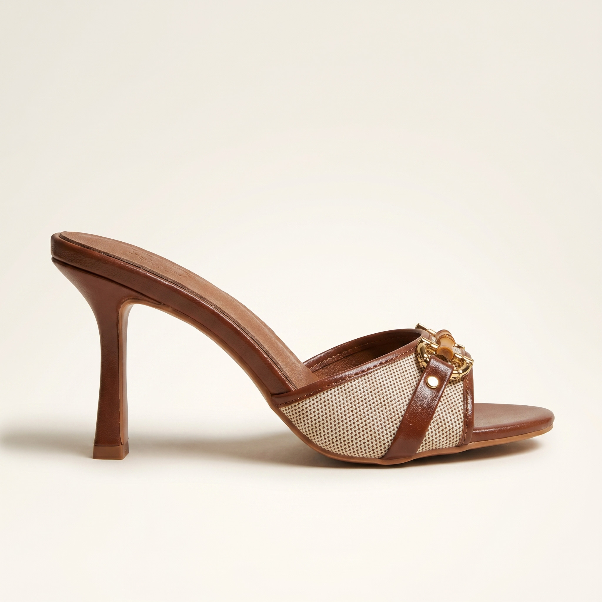 Adelaide Kitten Heels - Beige