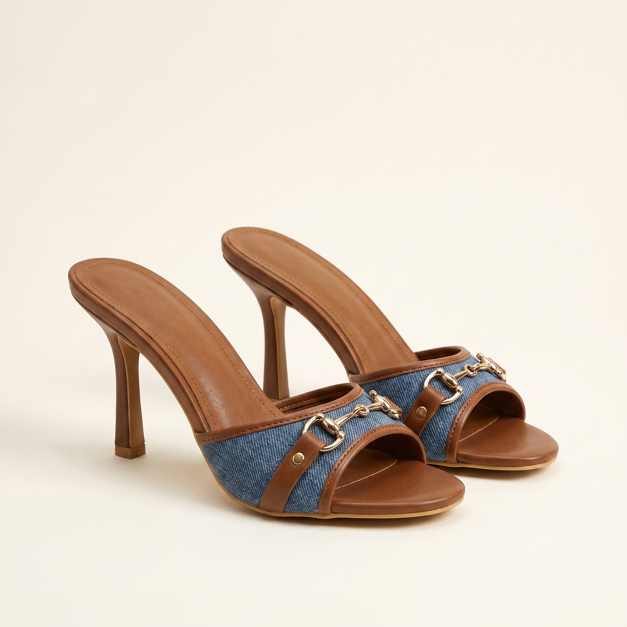 Adelaide Kitten Heels - Blue