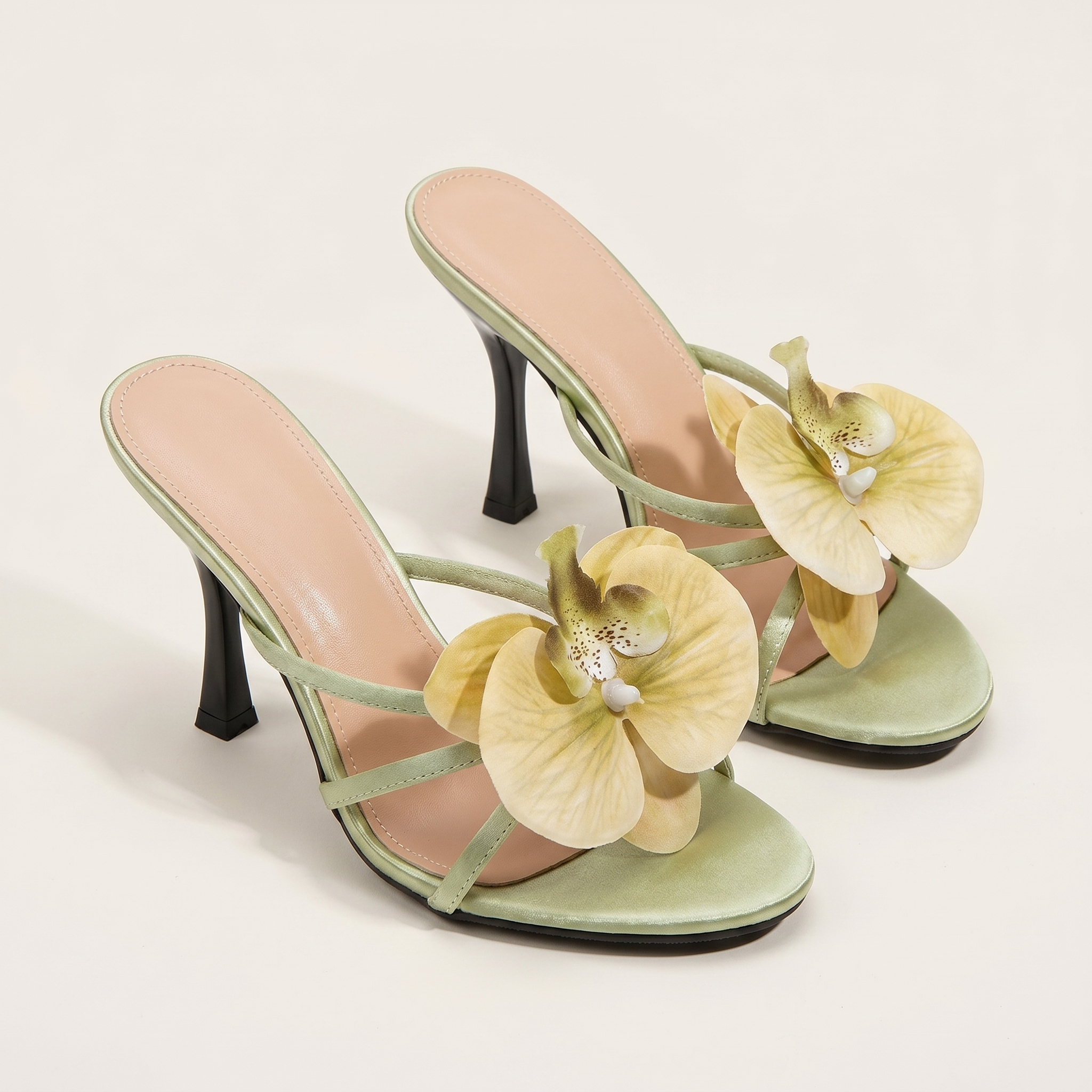 Reeve Flower Heels