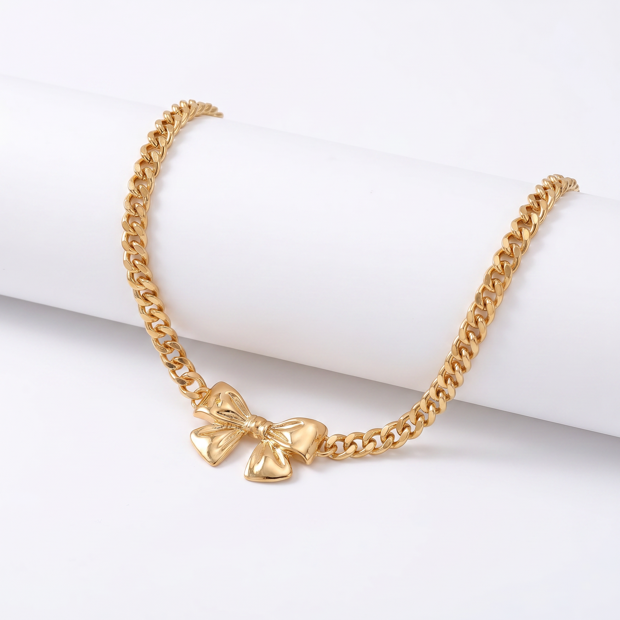 Golden Bow Anklet