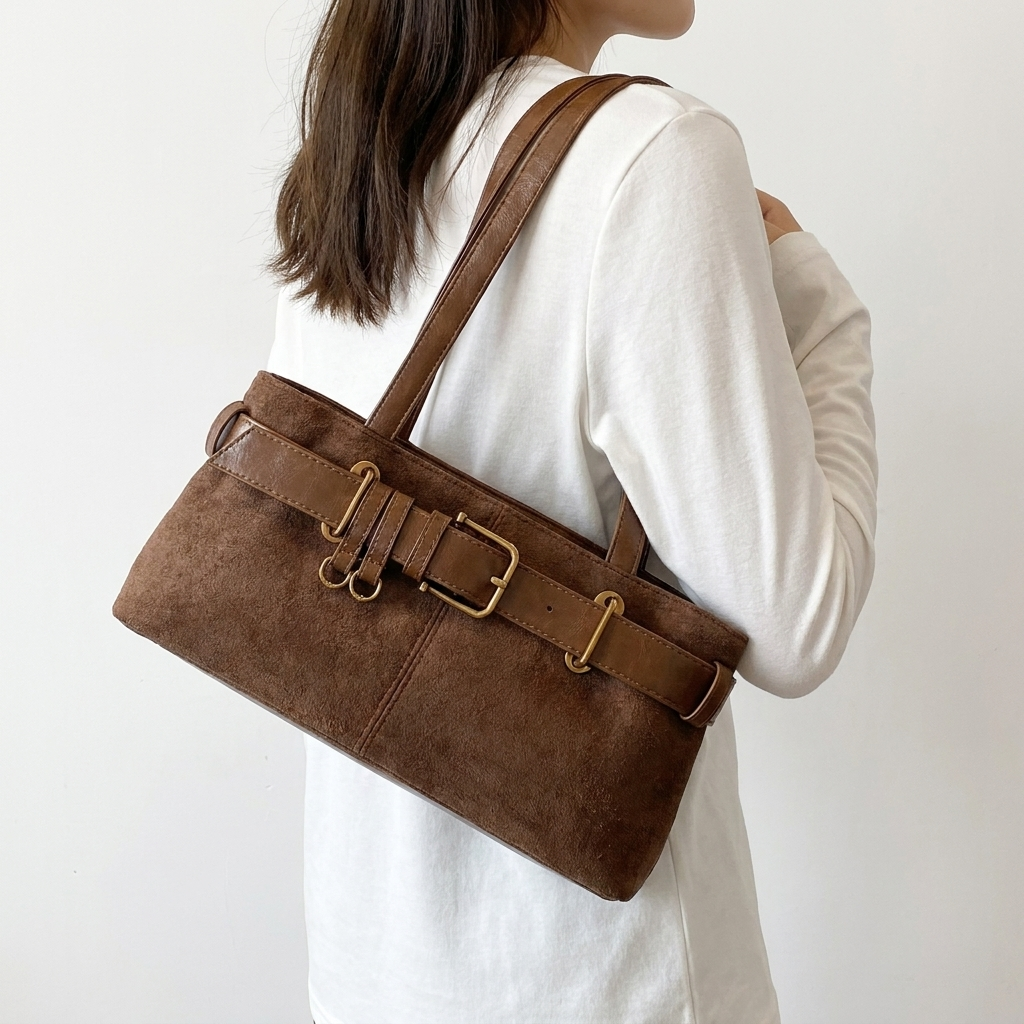 The Brindle Suede Bag