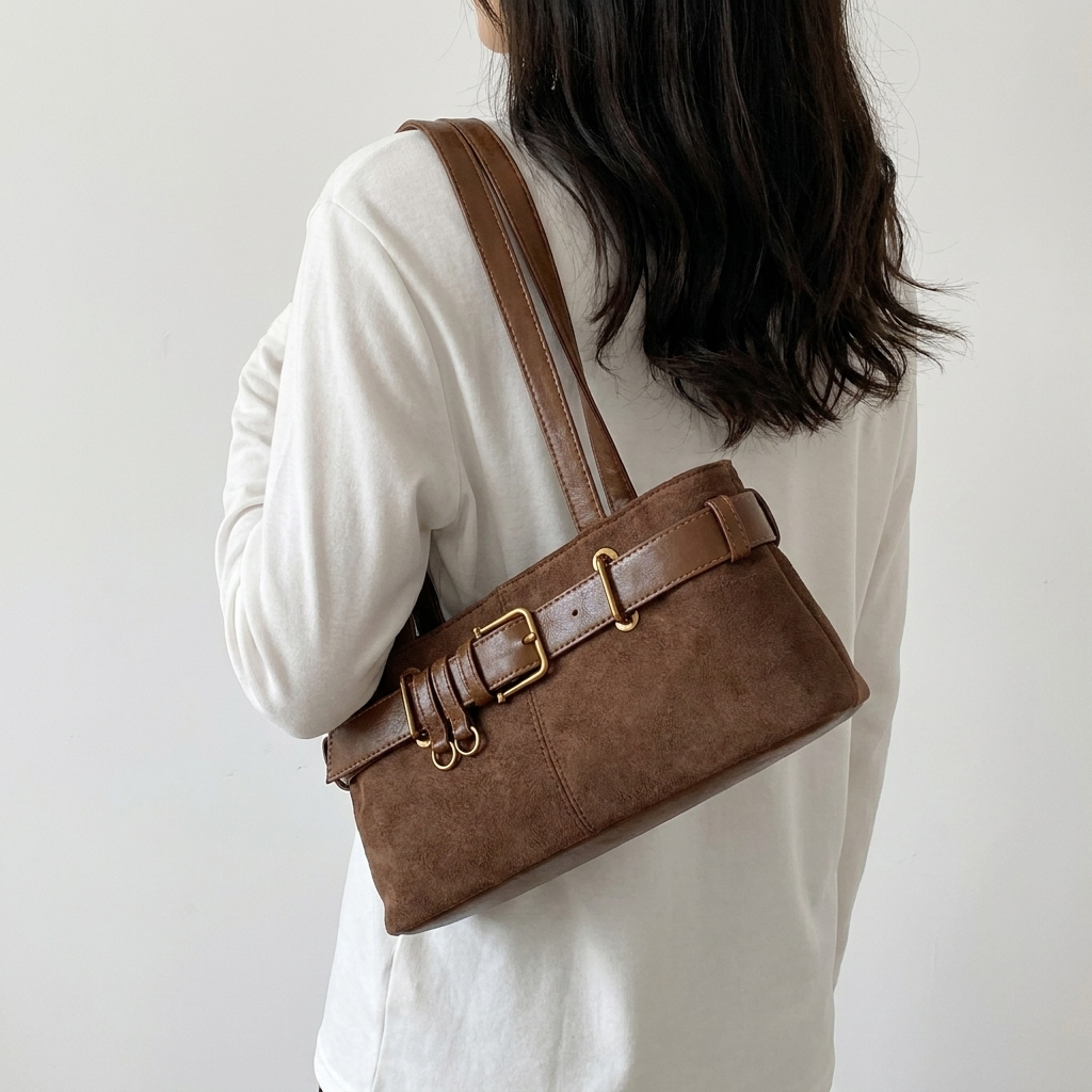 The Brindle Suede Bag