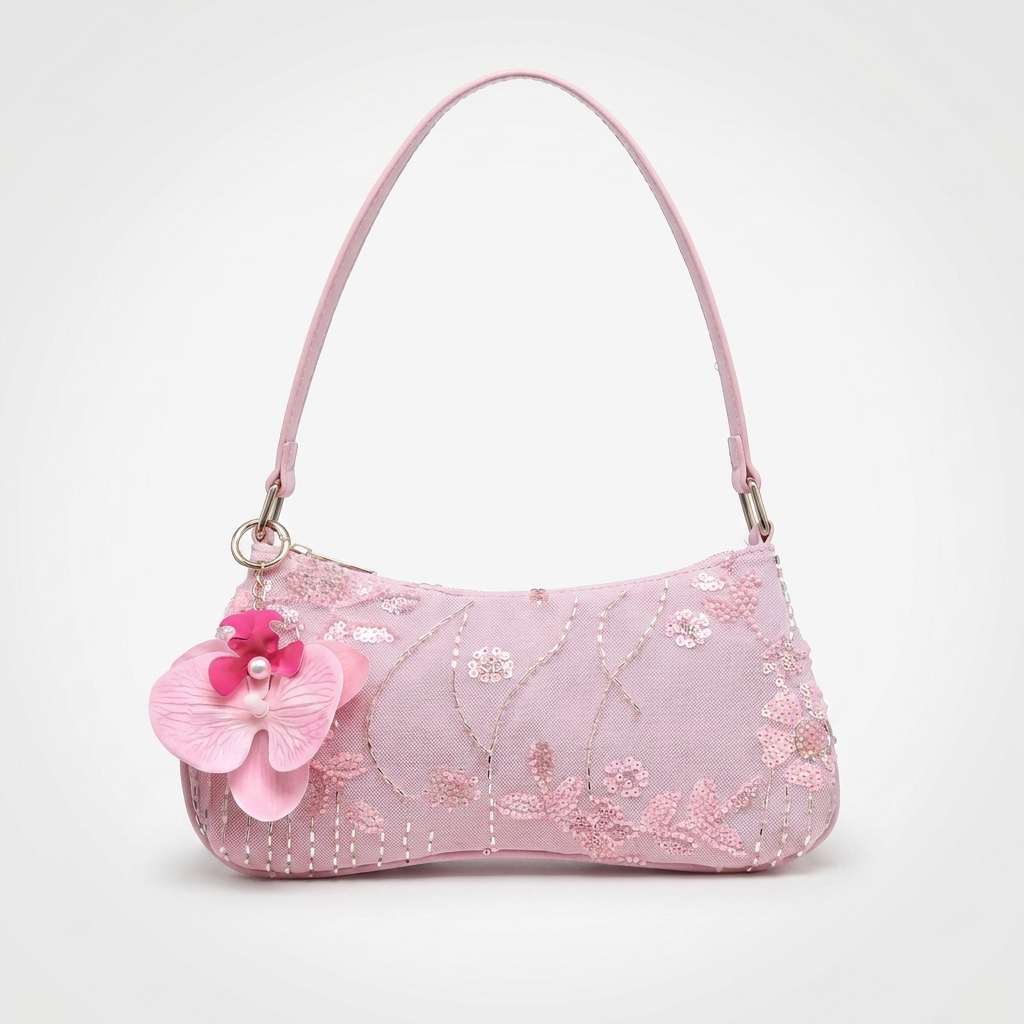 Elara Sequin Shoulder Bag