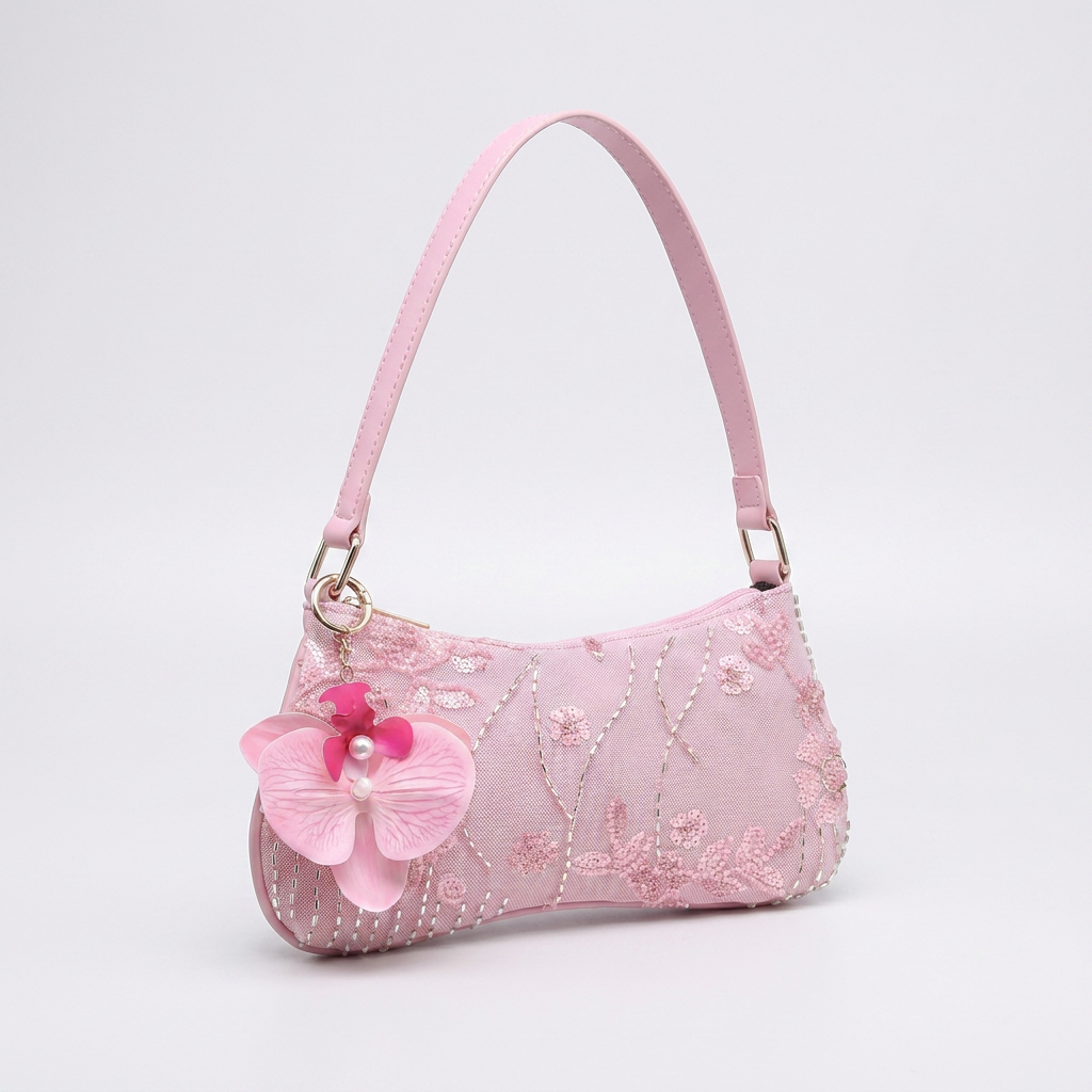 Elara Sequin Shoulder Bag