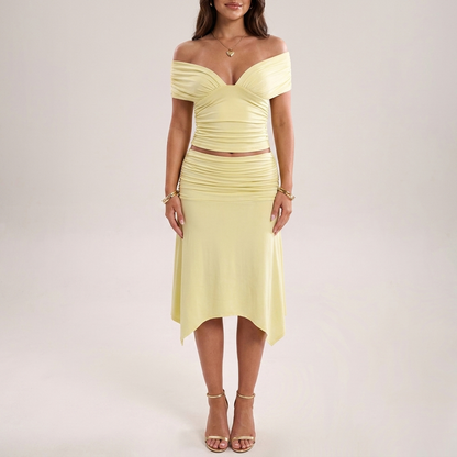Sunkissed Ruched Two Piece Set