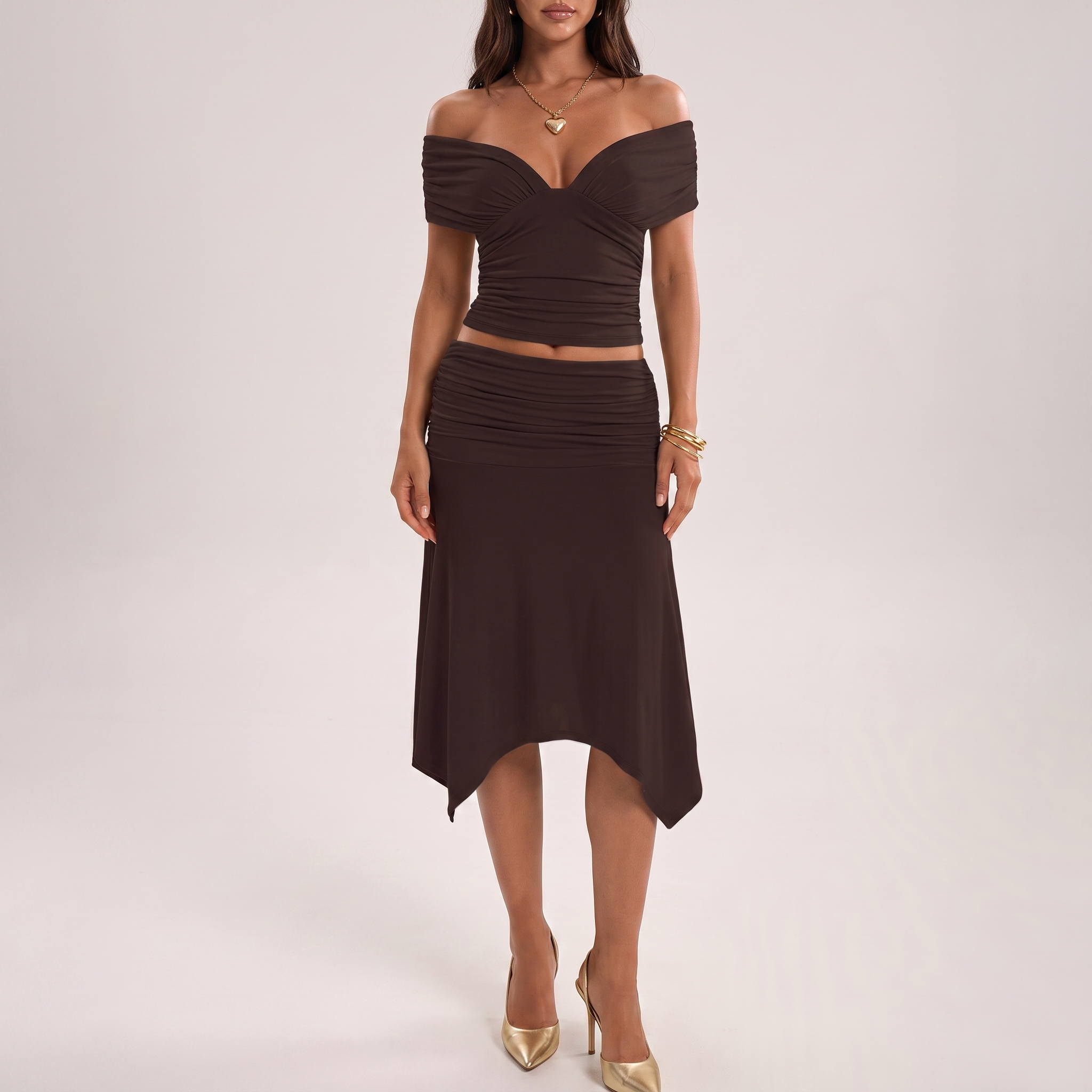Sunkissed Ruched Two Piece Set