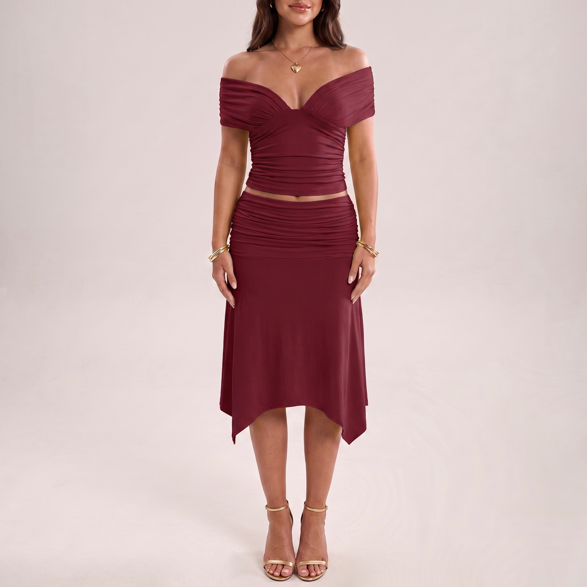 Sunkissed Ruched Two Piece Set