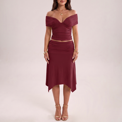Sunkissed Ruched Two Piece Set