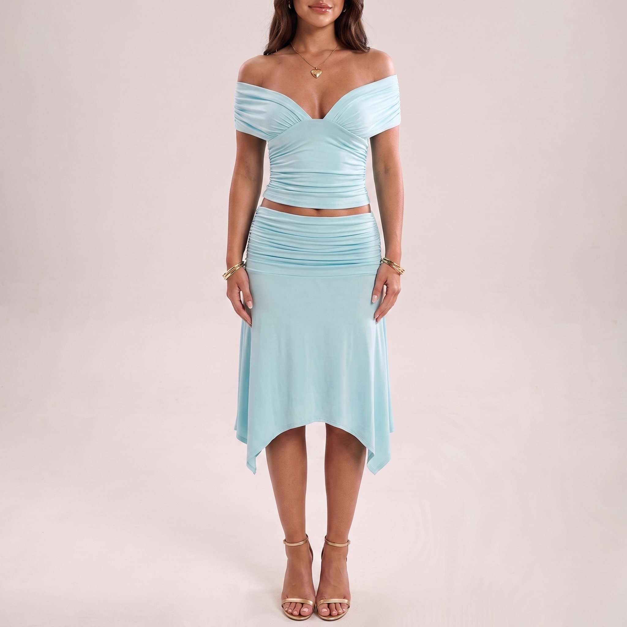 Sunkissed Ruched Two Piece Set