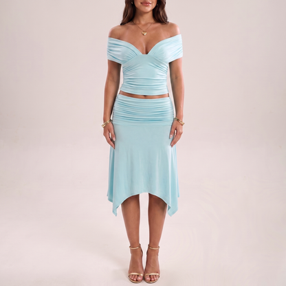 Sunkissed Ruched Two Piece Set