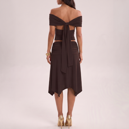 Sunkissed Ruched Two Piece Set