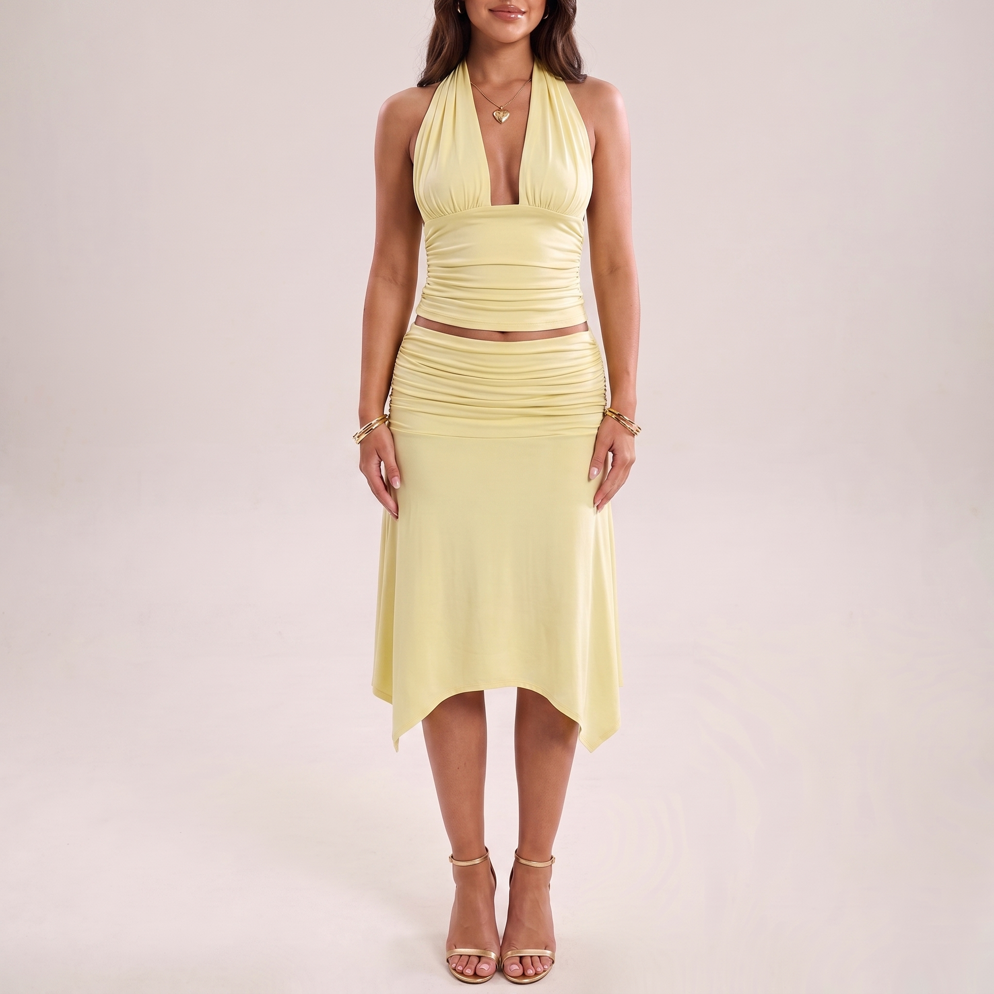 Sunkissed Ruched Two Piece Set