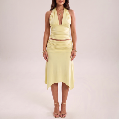 Sunkissed Ruched Two Piece Set