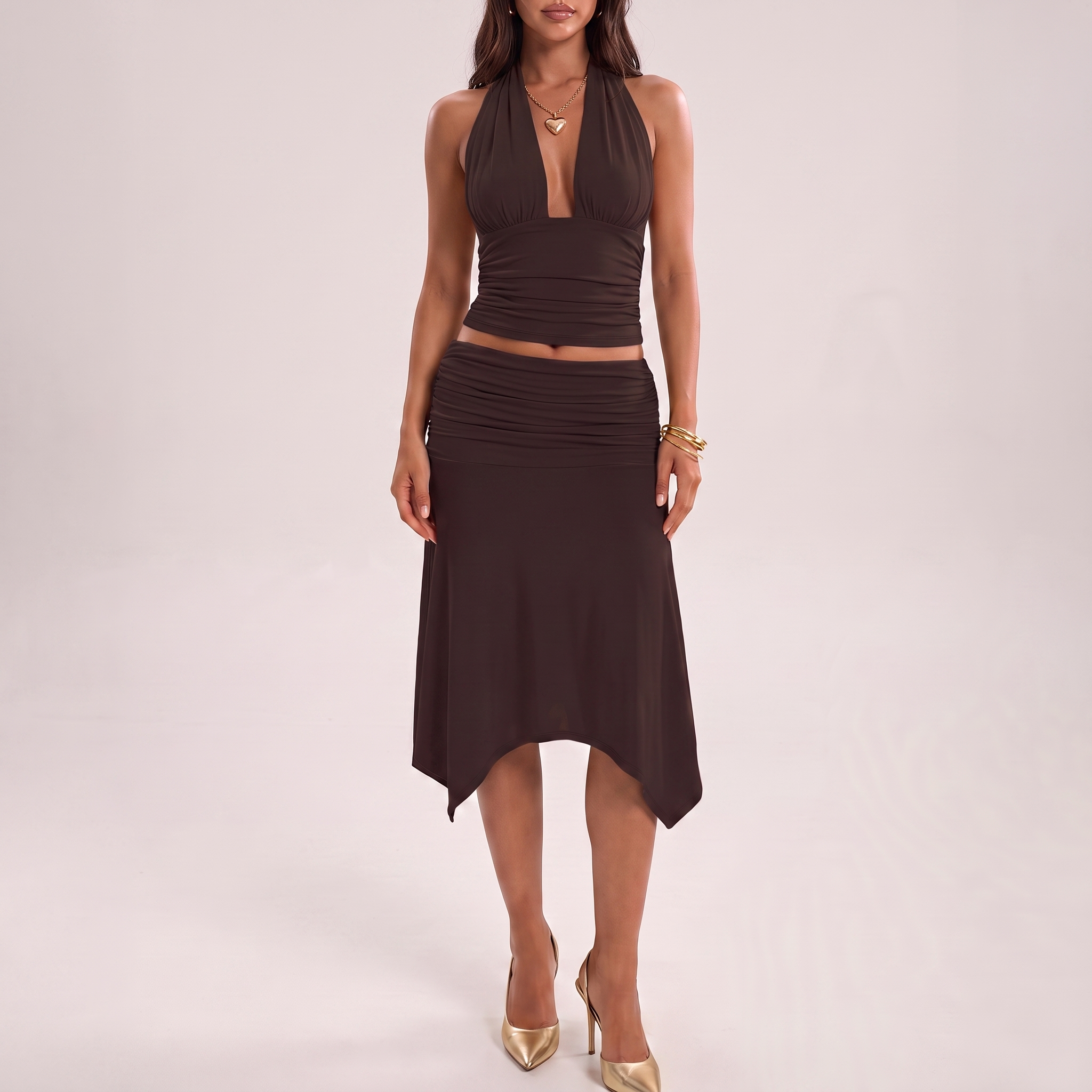 Sunkissed Ruched Two Piece Set