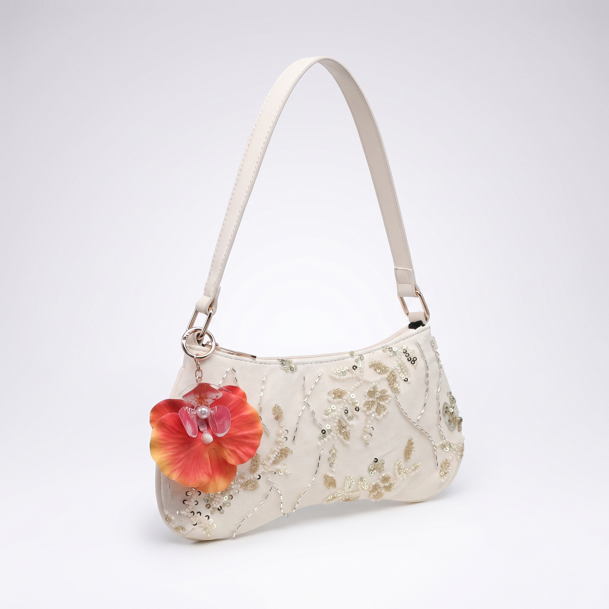 Elara Sequin Shoulder Bag