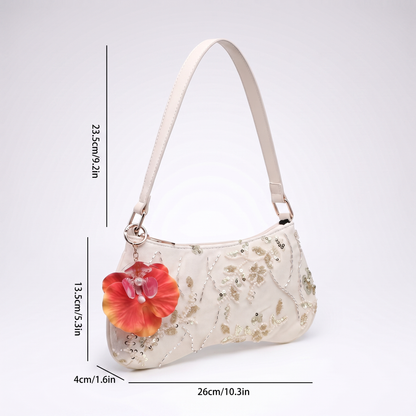 Elara Sequin Shoulder Bag